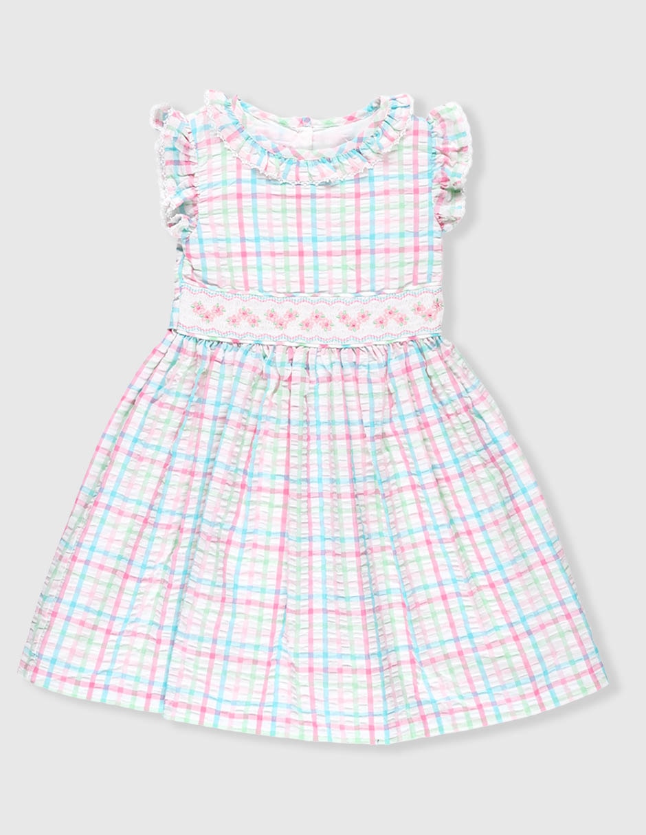 Vestido Bonnie Jean manga mariposa para niña