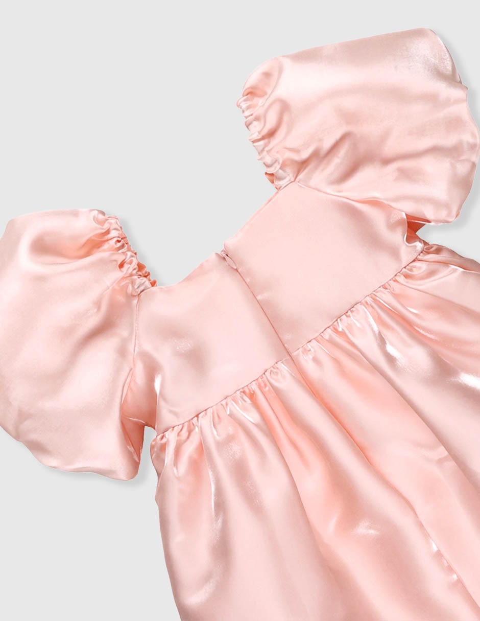 Vestido Bonnie Jean manga globo para niña