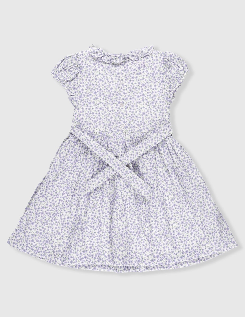 Vestido manga corta para niña 3