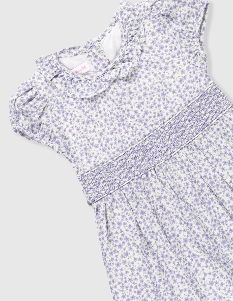 Vestido manga corta para niña 4