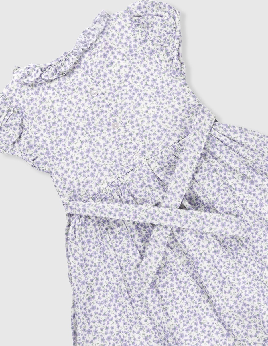 Vestido manga corta para niña 5