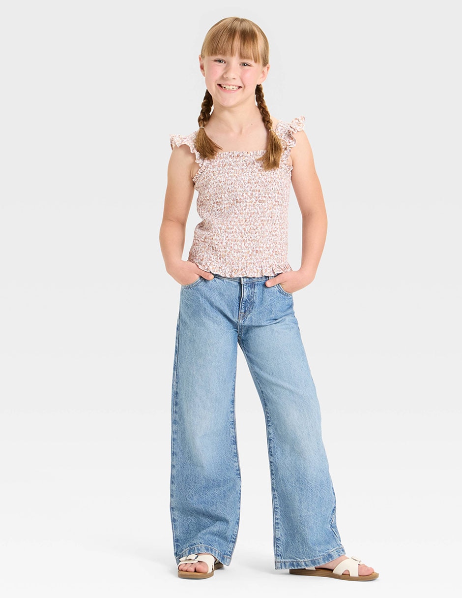 Jeans slim Cat & Jack deslavado para niña