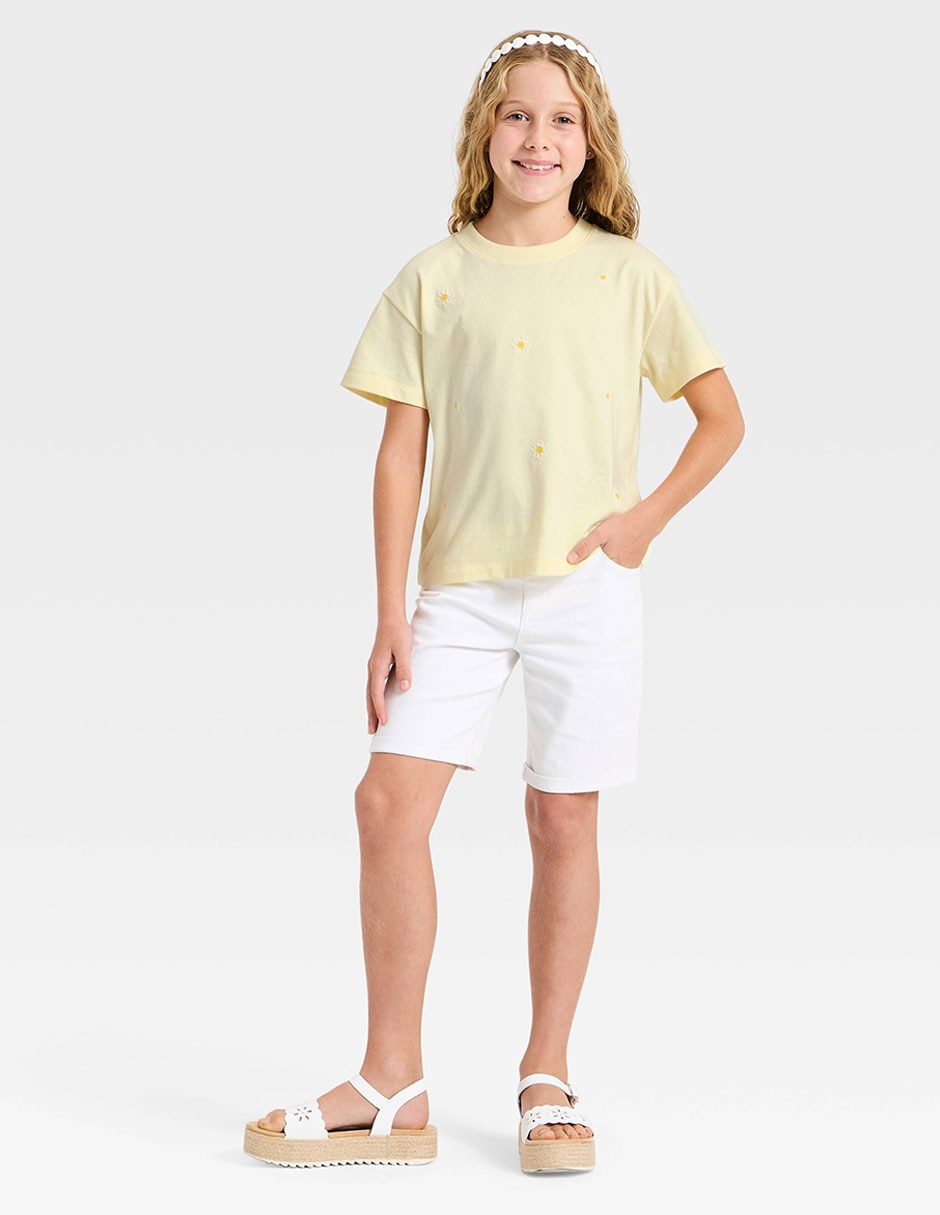 Playera manga corta para niña 3