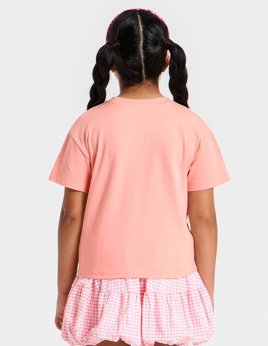 Playera Cat & Jack manga corta para niña