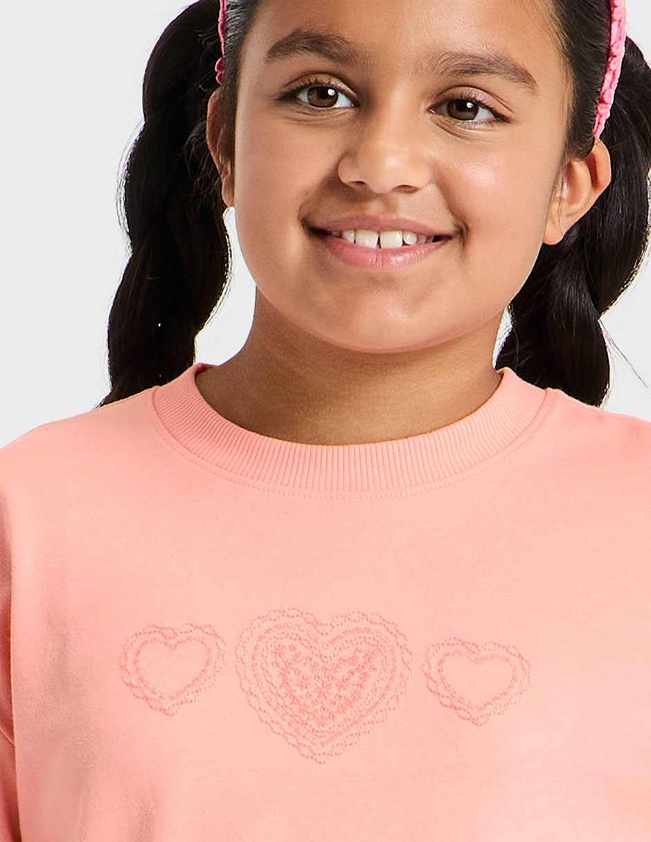 Playera Cat & Jack manga corta para niña
