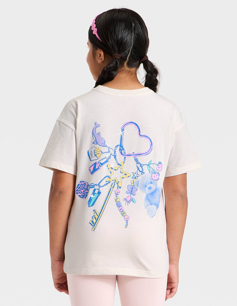Playera Cat & Jack manga corta para niña