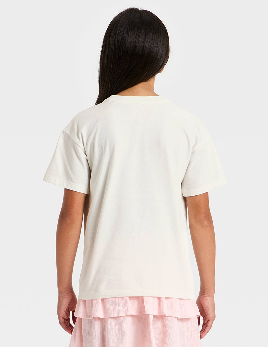 Playera Cat & Jack manga corta para niña