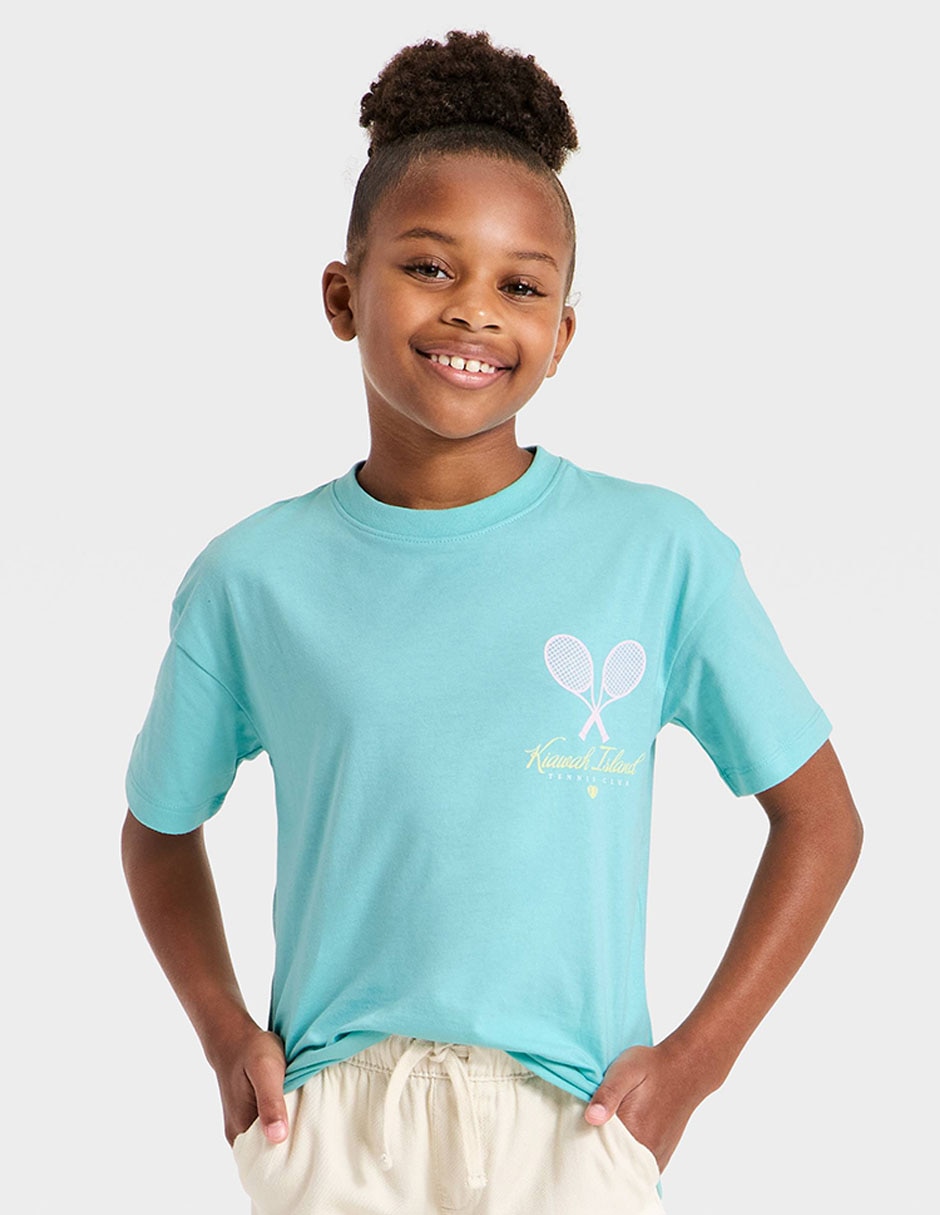 Playera manga corta para niña Playera manga corta para niña