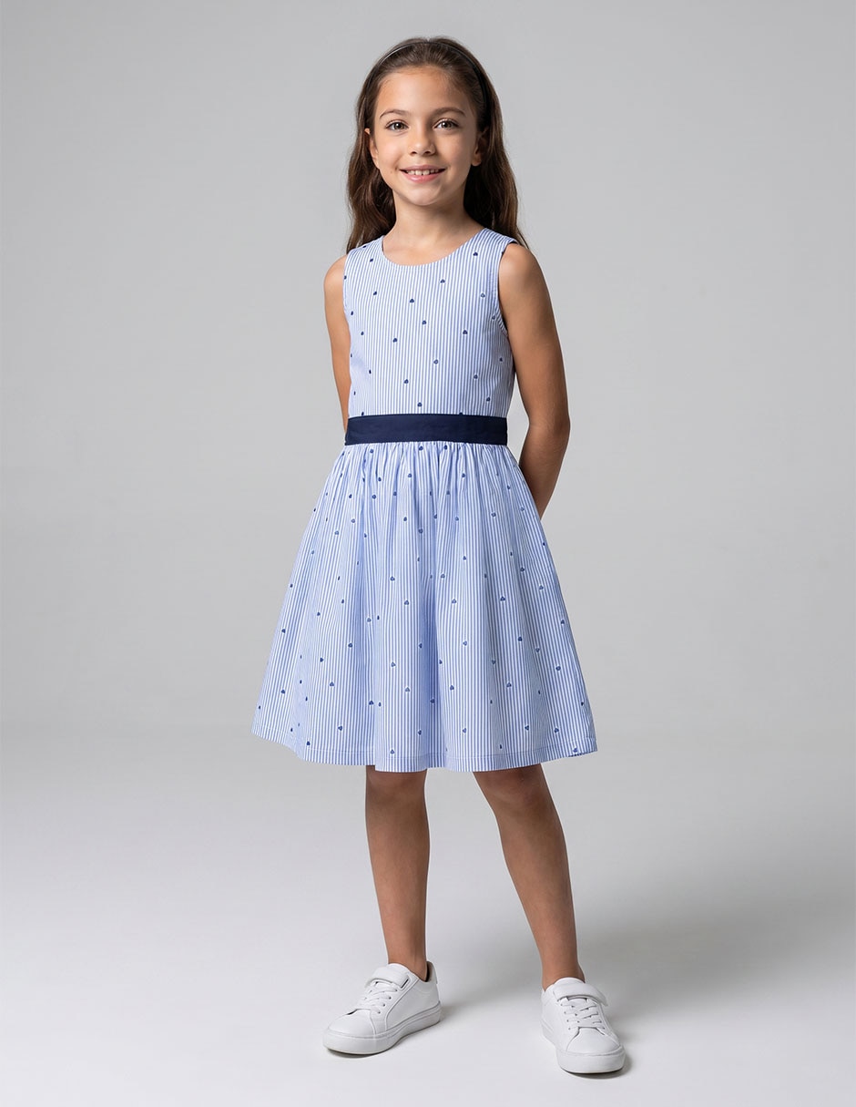 Vestido sin manga para niña