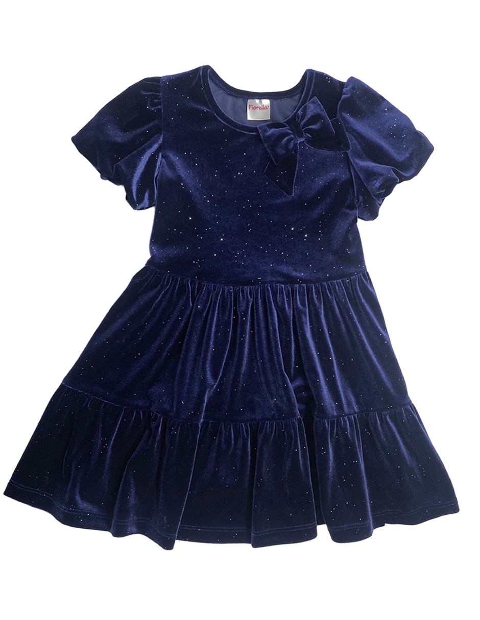 Vestido manga regular para niña 1