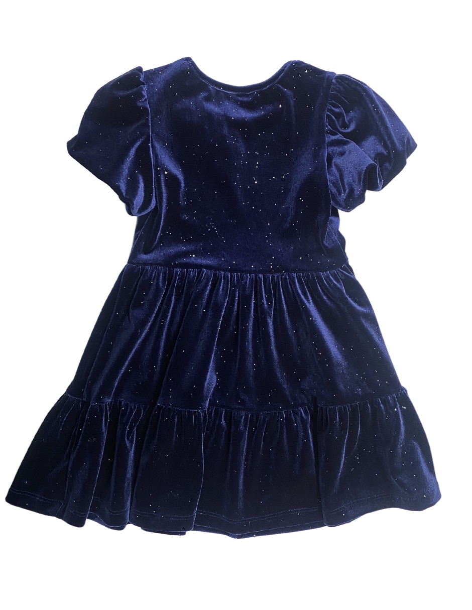 Vestido manga regular para niña 6