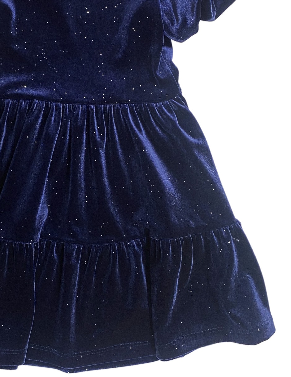 Vestido manga regular para niña 8