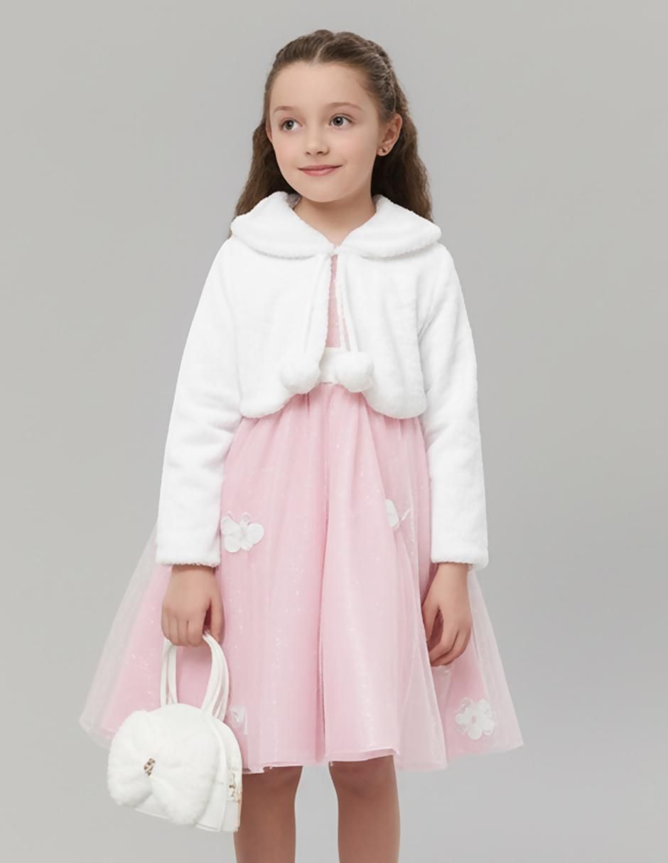 Chamarra de borrega para niña