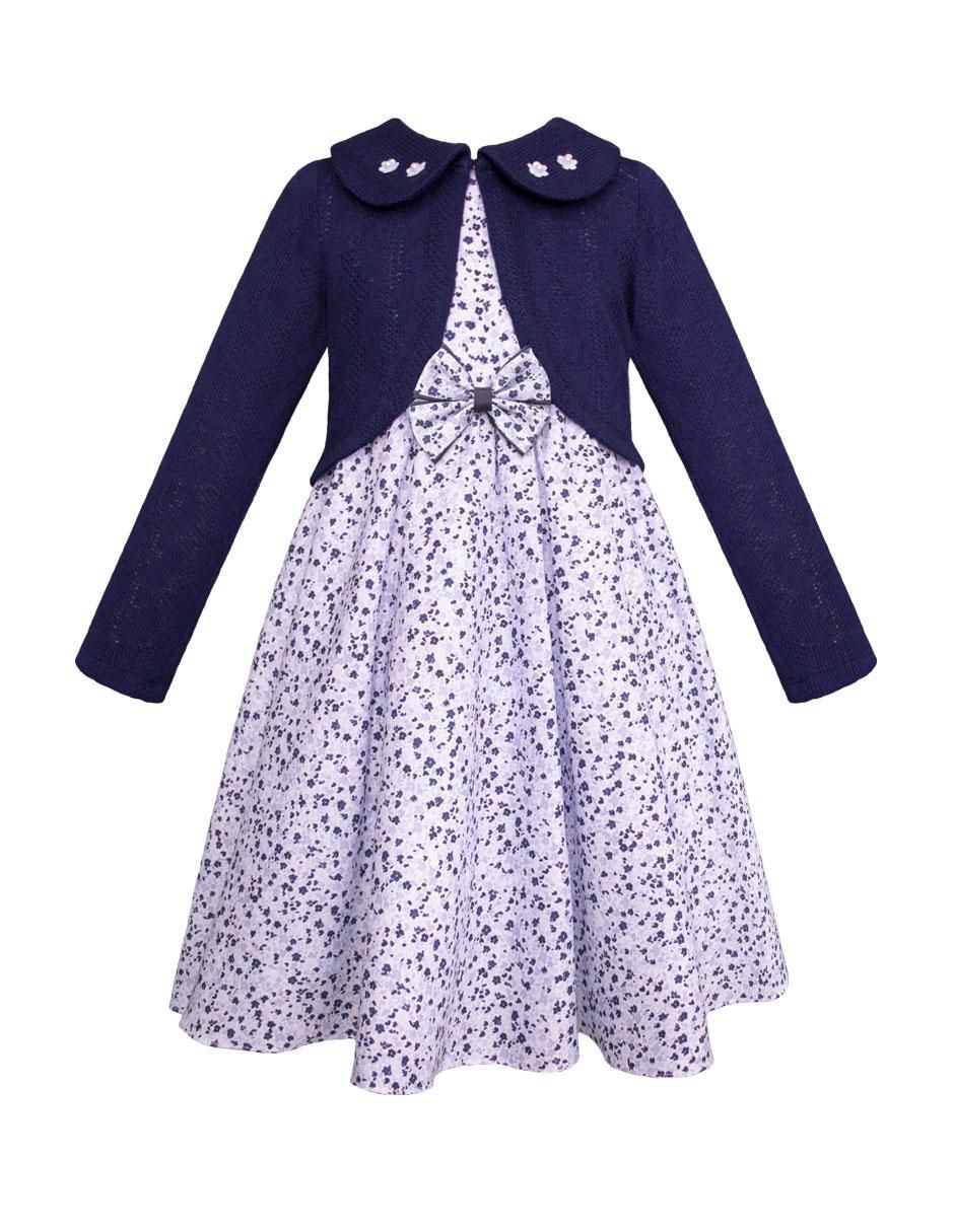 Vestido con suéter Montevideo manga larga para niña 5