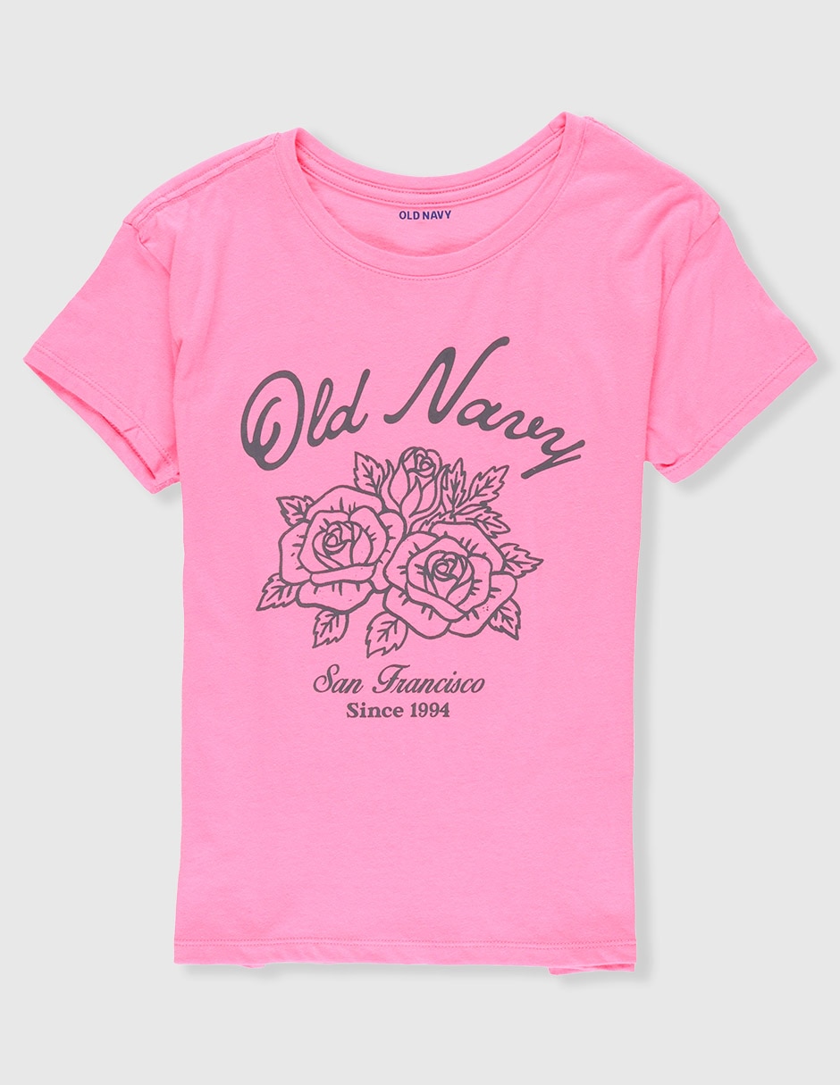 Playera manga corta para niña Playera manga corta para niña