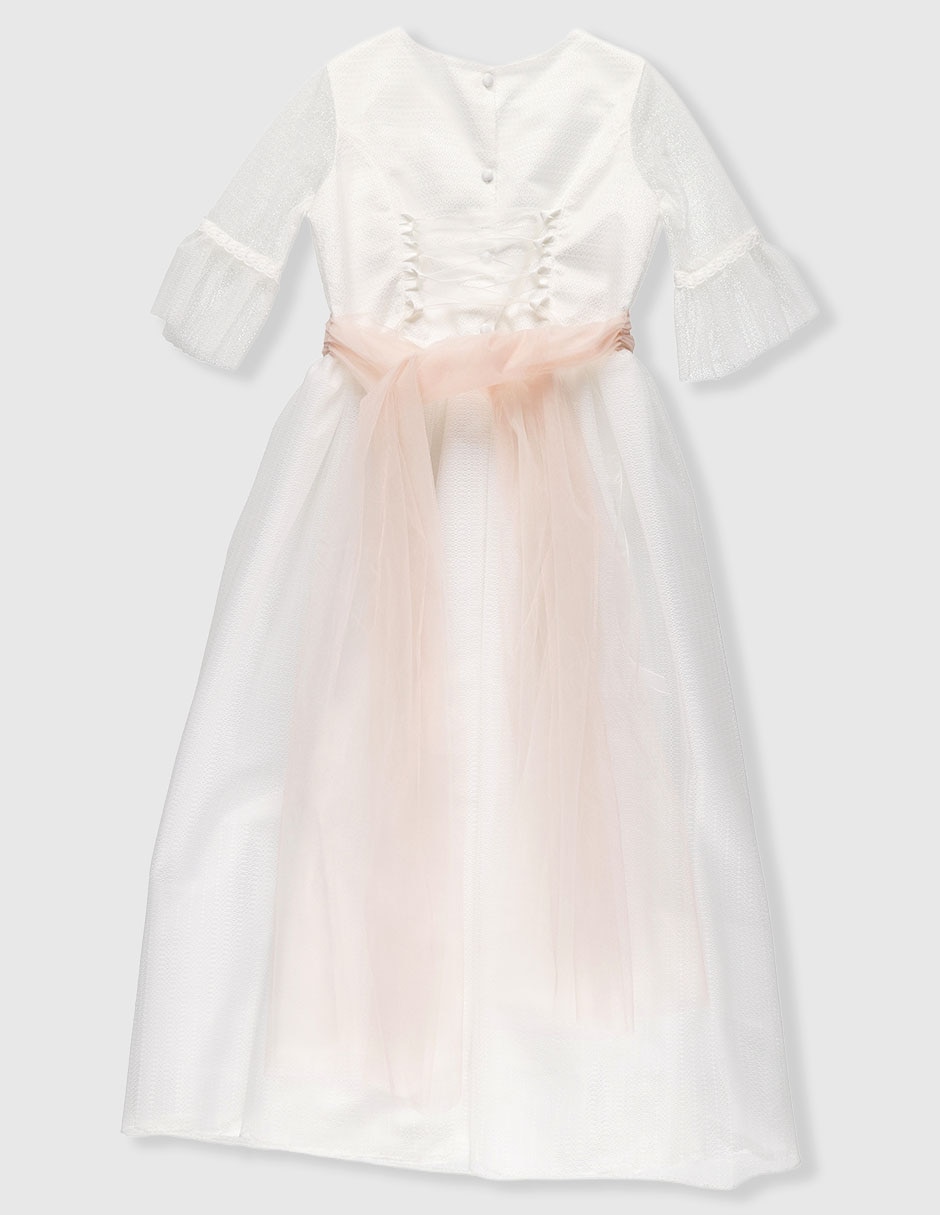 Vestido manga al codo para niña 2
