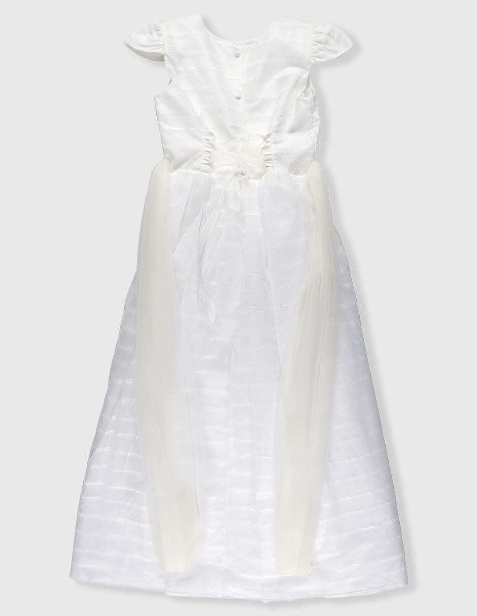Vestido piquenique manga cap para niña