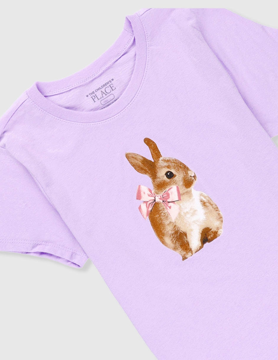 Playera the children's place manga regular para niña