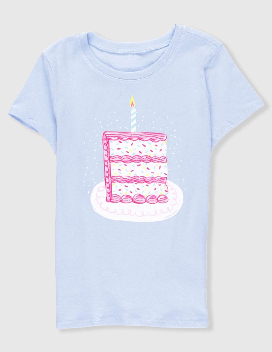 Playera the children's place manga regular para niña