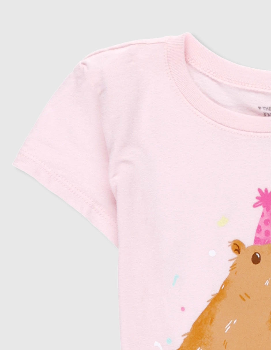 Playera manga corta para niña 4