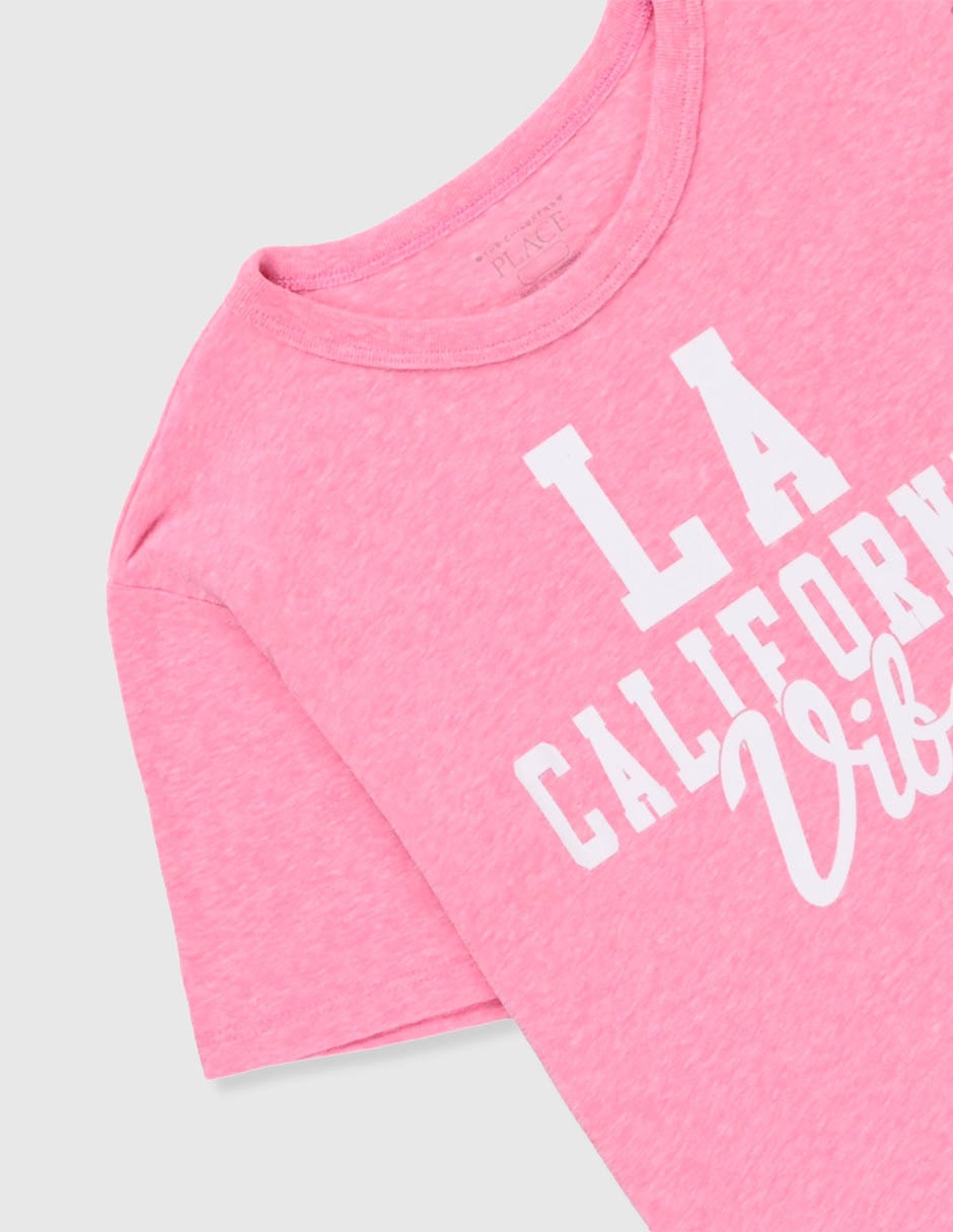 Playera The Children's Place manga corta para niña