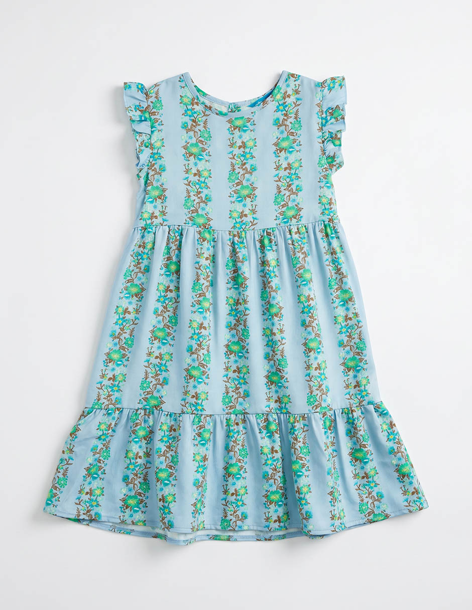Vestido manga corta para niña 2