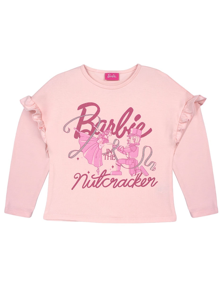 Playera manga larga para niña