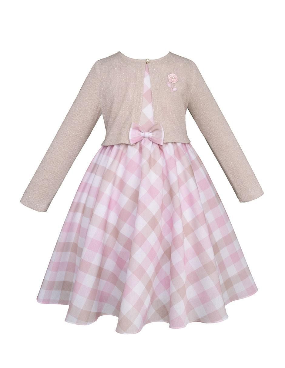 Vestido con suéter Montevideo manga larga para niña 3