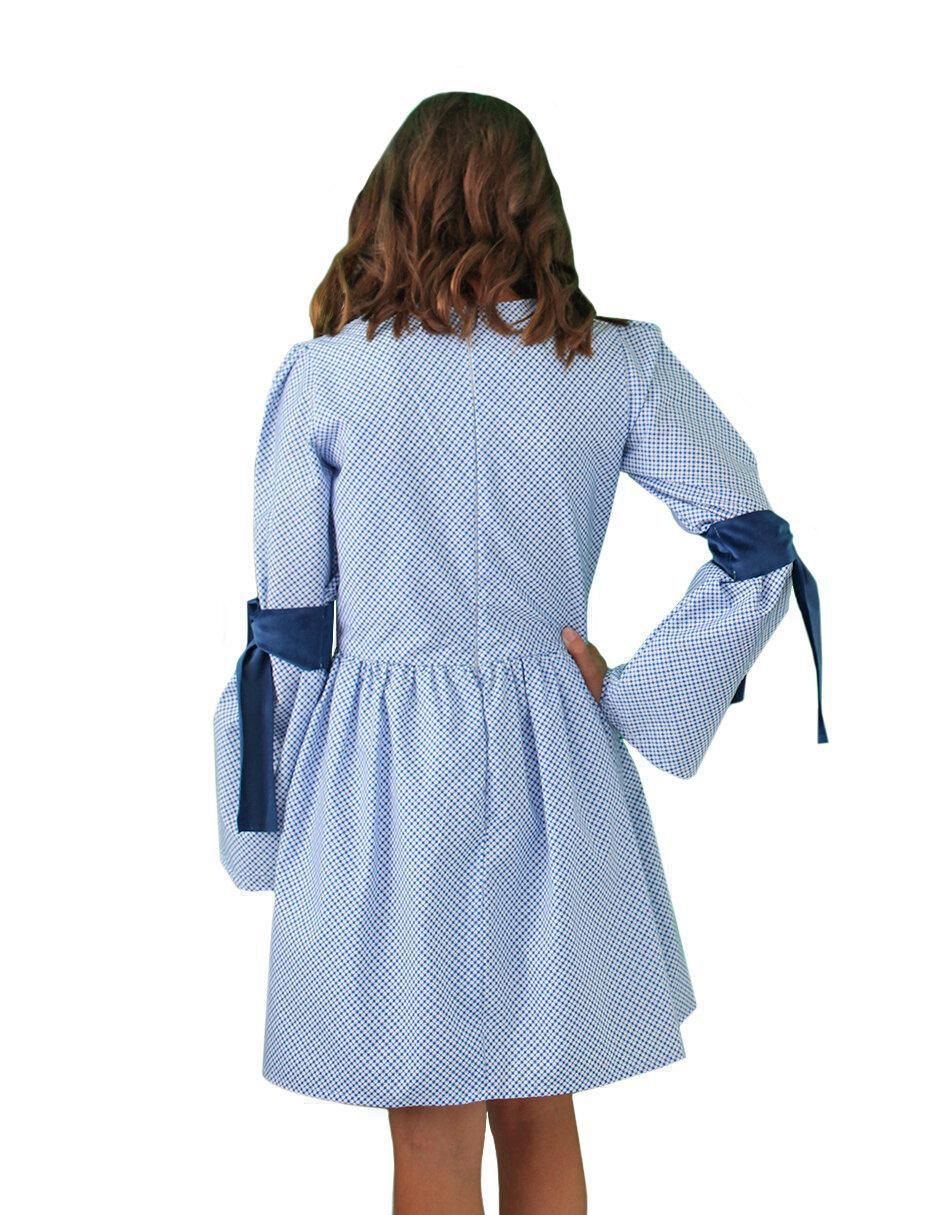 Vestido manga larga para niña
