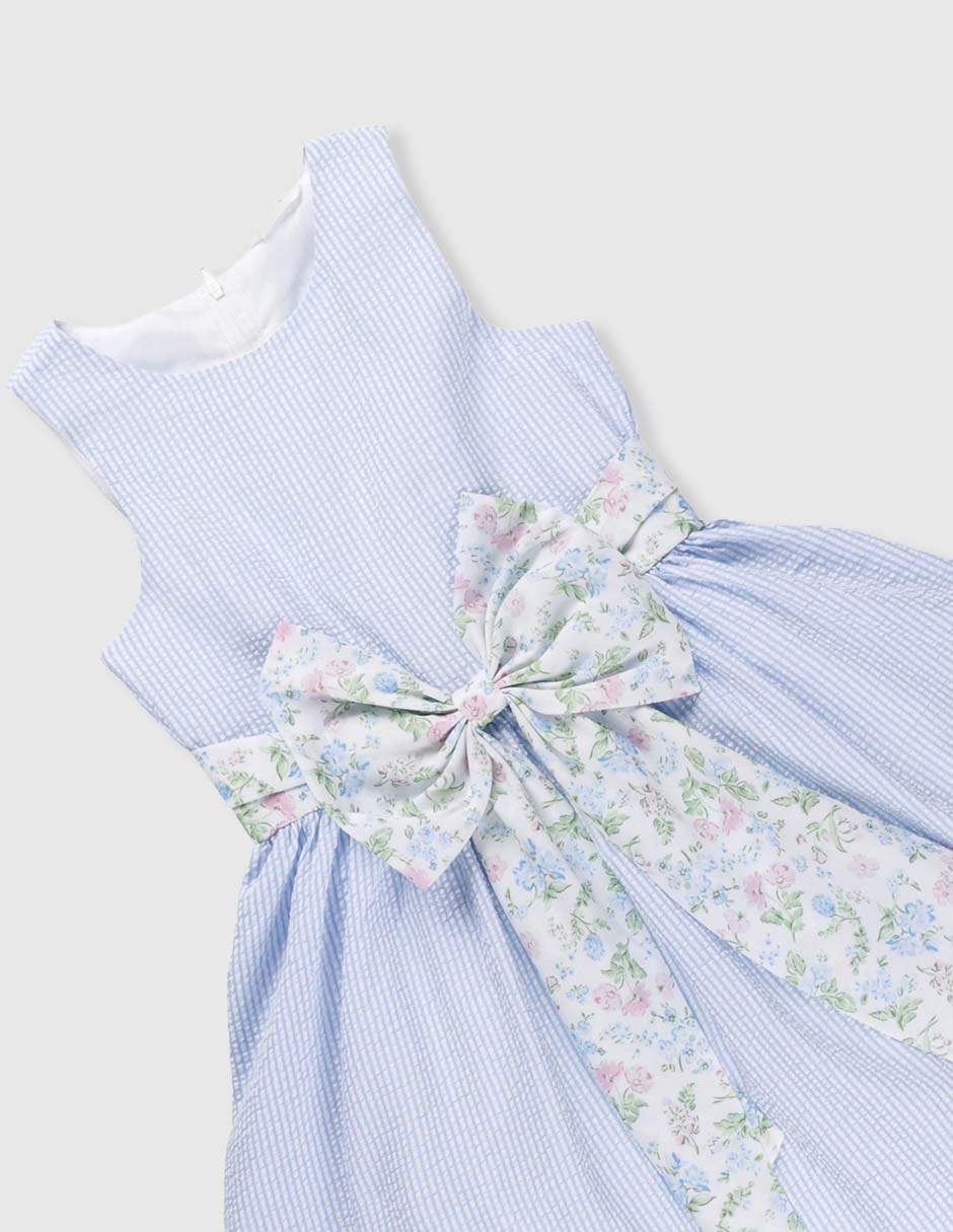 Vestido piquenique collection sin manga para niña