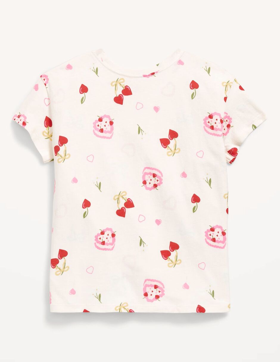 Playera manga corta para niña