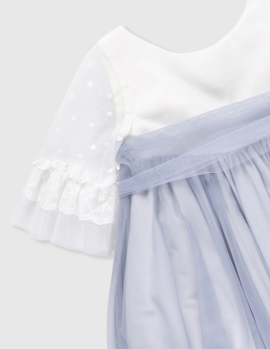 Vestido la ormiga manga corta para niña