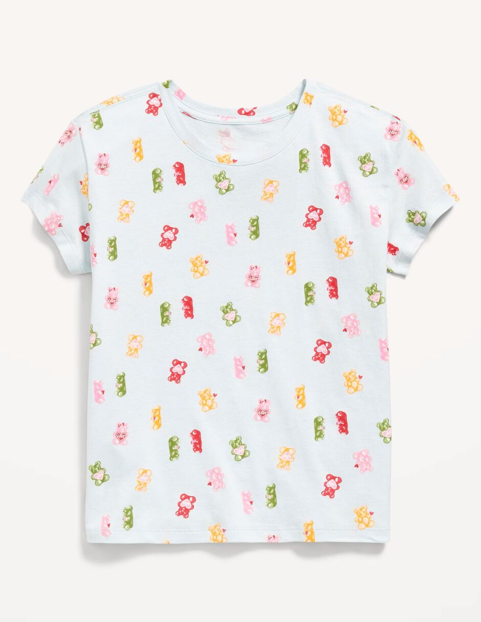 Playera Old Navy manga corta para niña