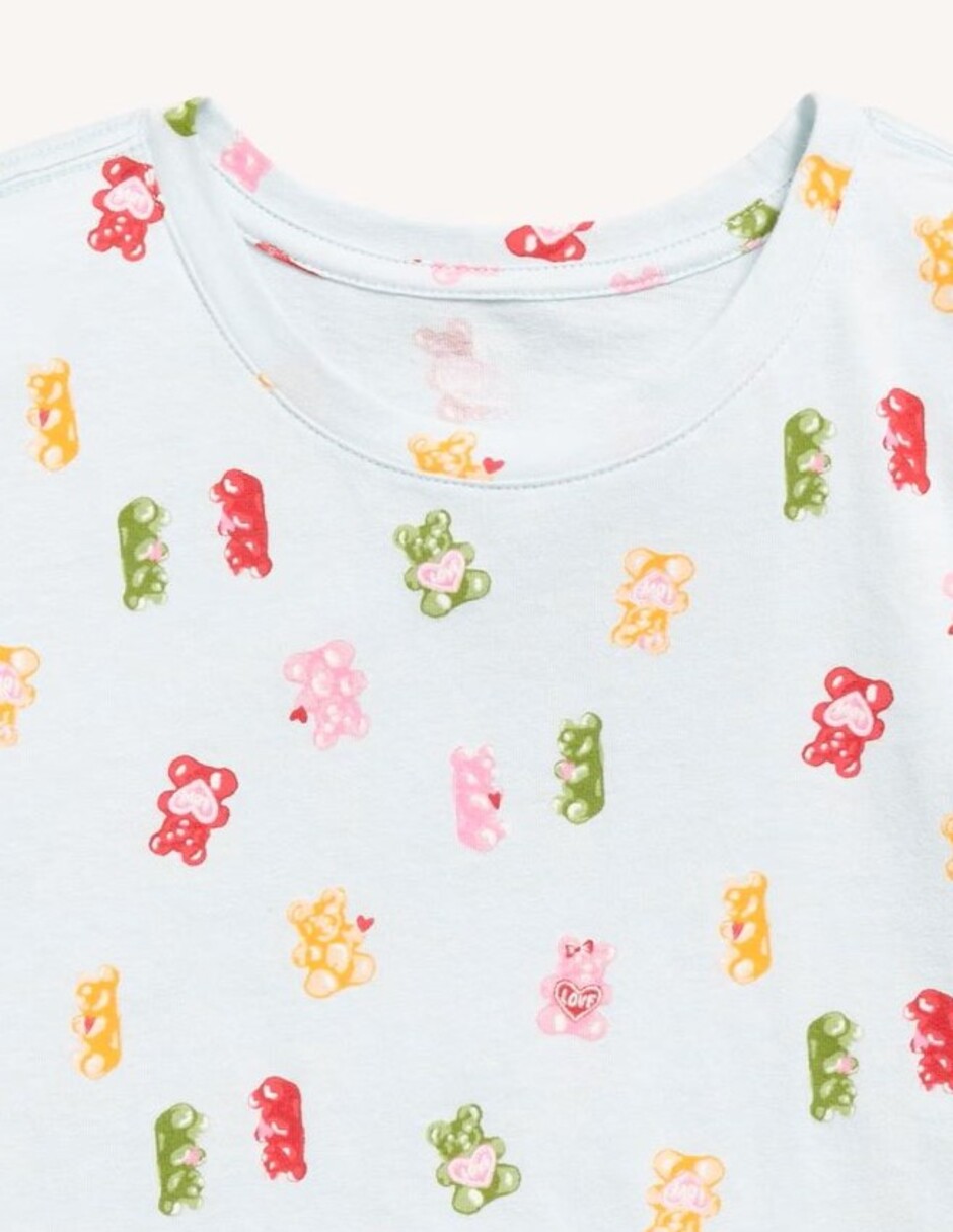 Playera Old Navy manga corta para niña