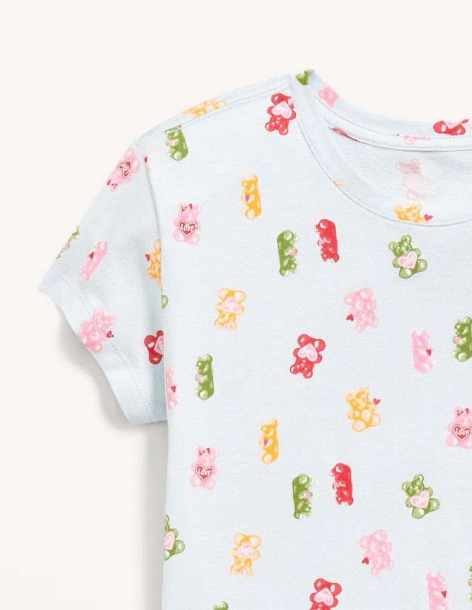 Playera Old Navy manga corta para niña