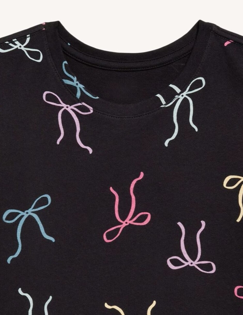 Playera Old Navy manga corta para niña