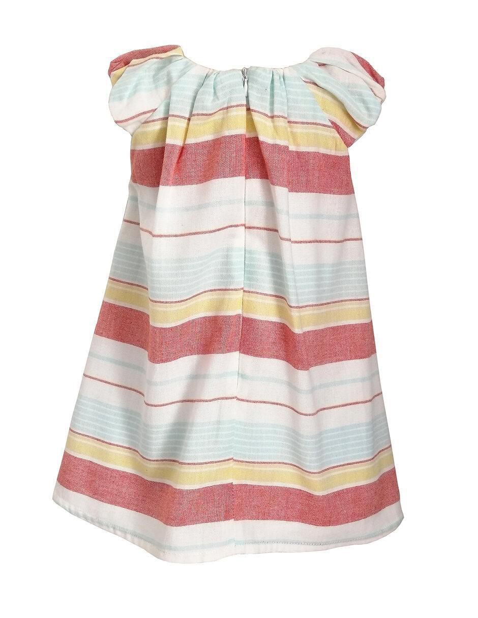 Vestido manga ranglán para niña 3