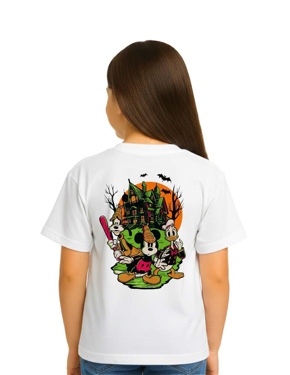Playera halloween manga corta para niña 2