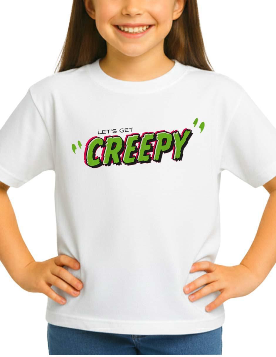 Playera halloween manga corta para niña 3