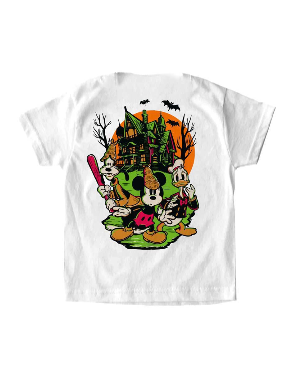 Playera halloween manga corta para niña 4