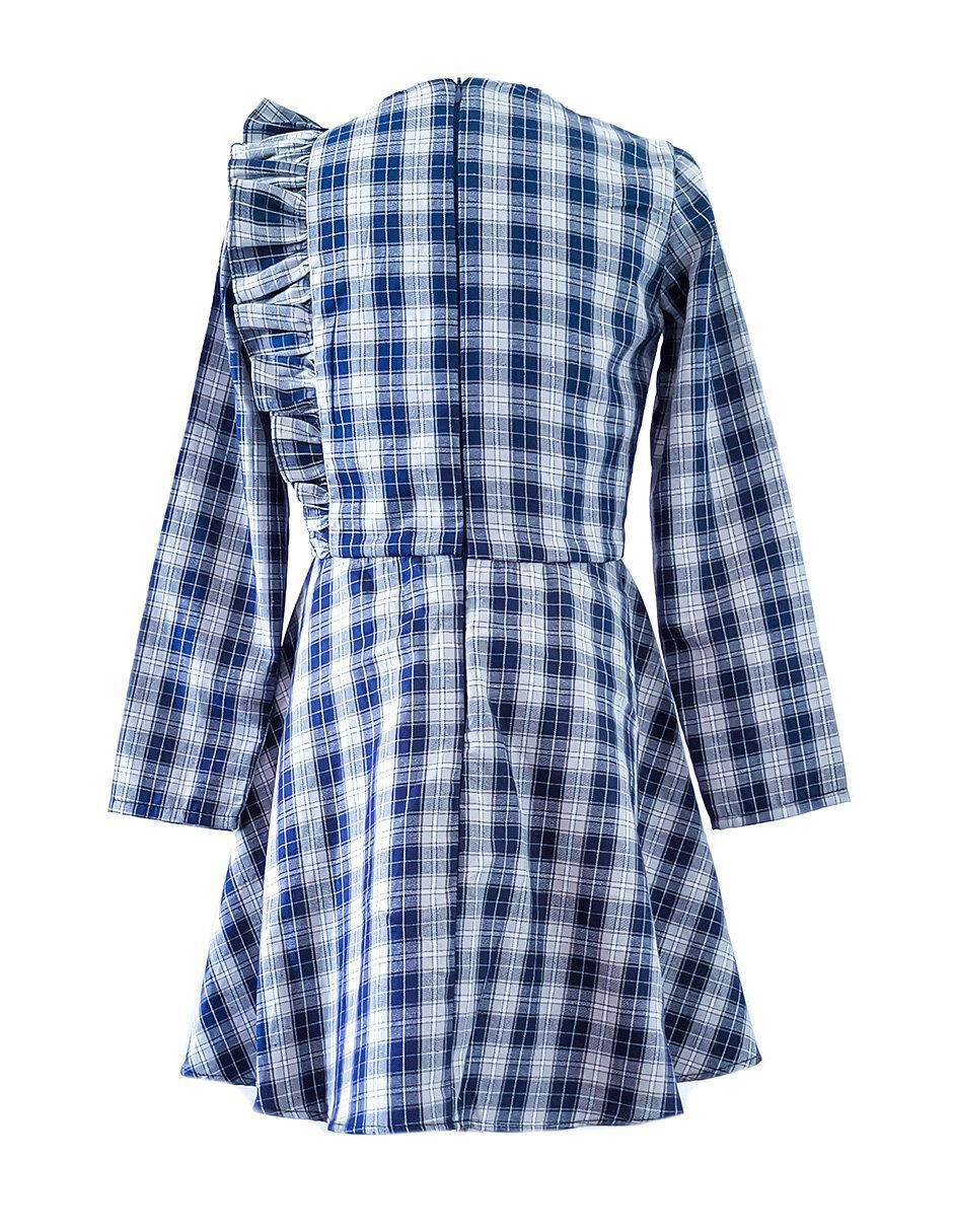 Vestido manga larga para niña