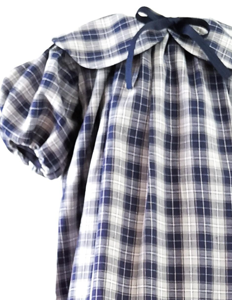 Vestido manga amplia para niña