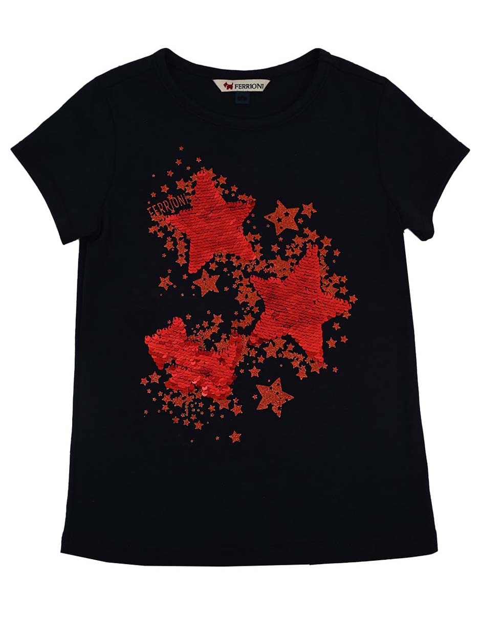 Playera Fanta manga corta para niña