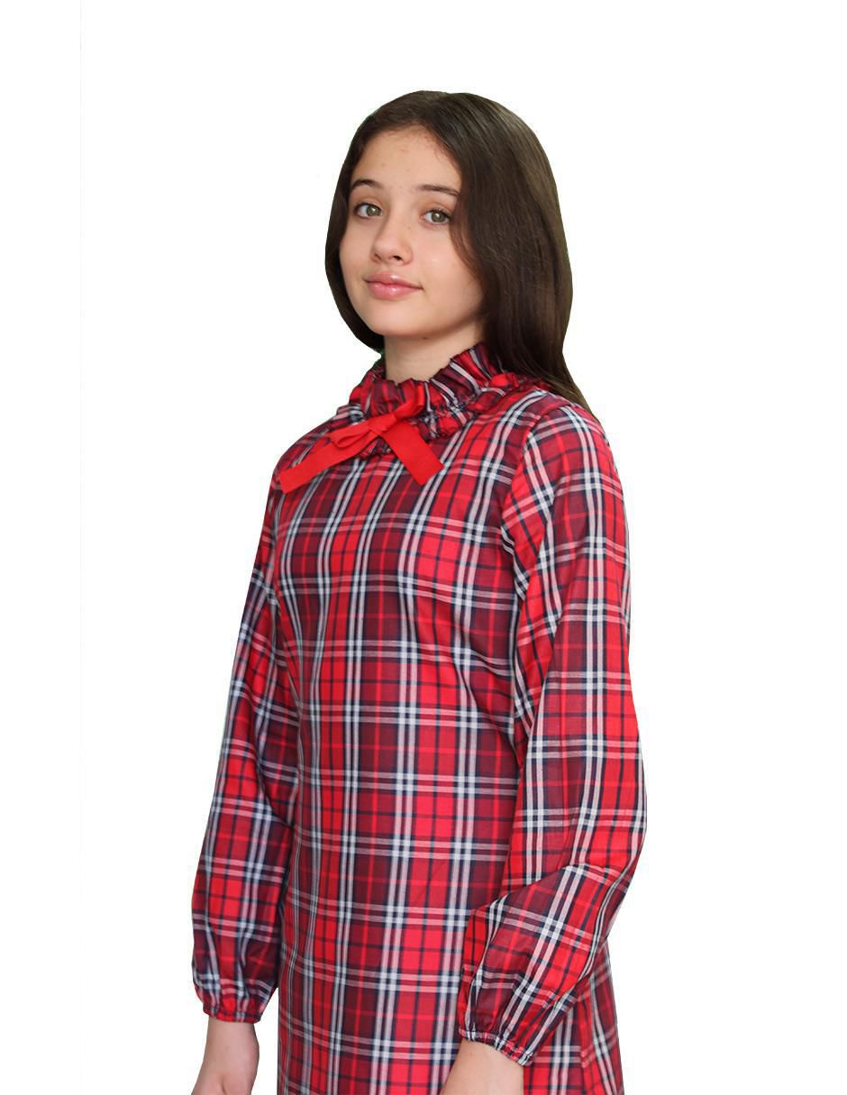 Vestido manga larga para niña