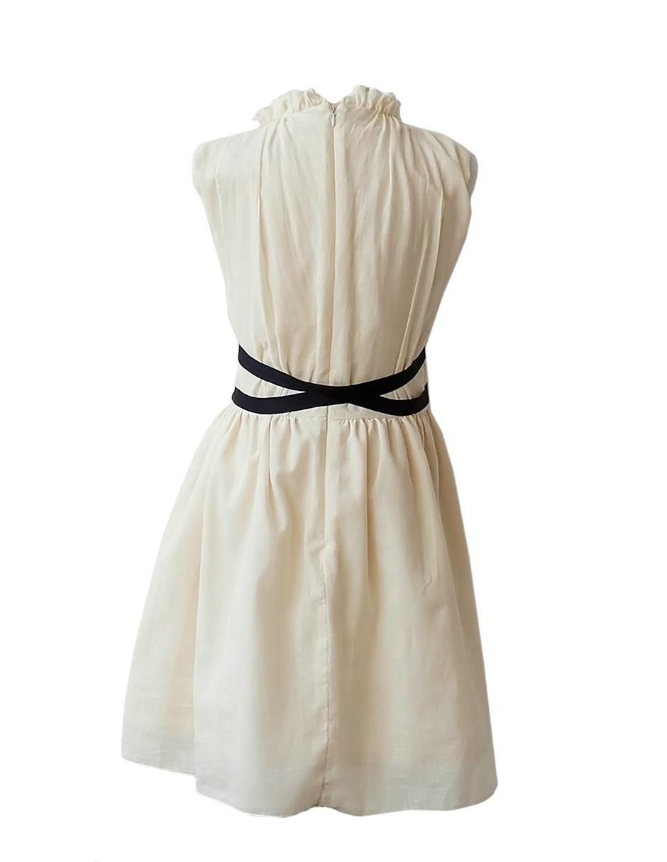 Vestido Voile Beige para niña