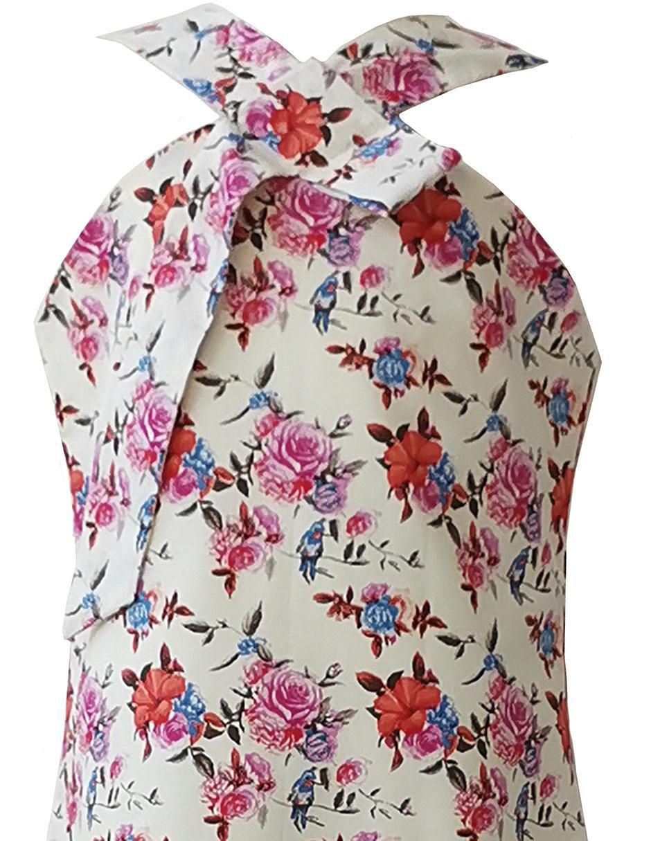Vestido Flor Granate para niña