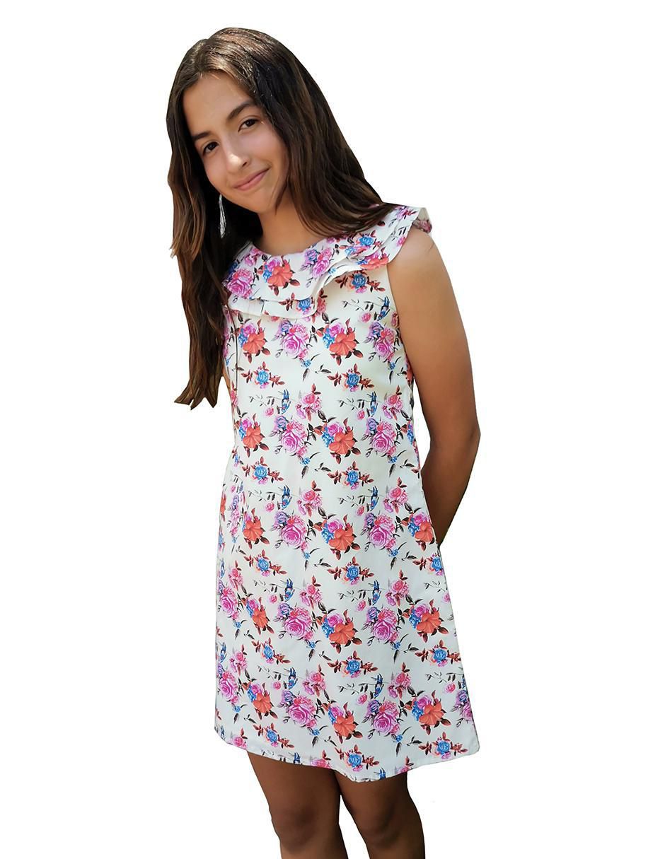 Vestido Rosa Granate para niña