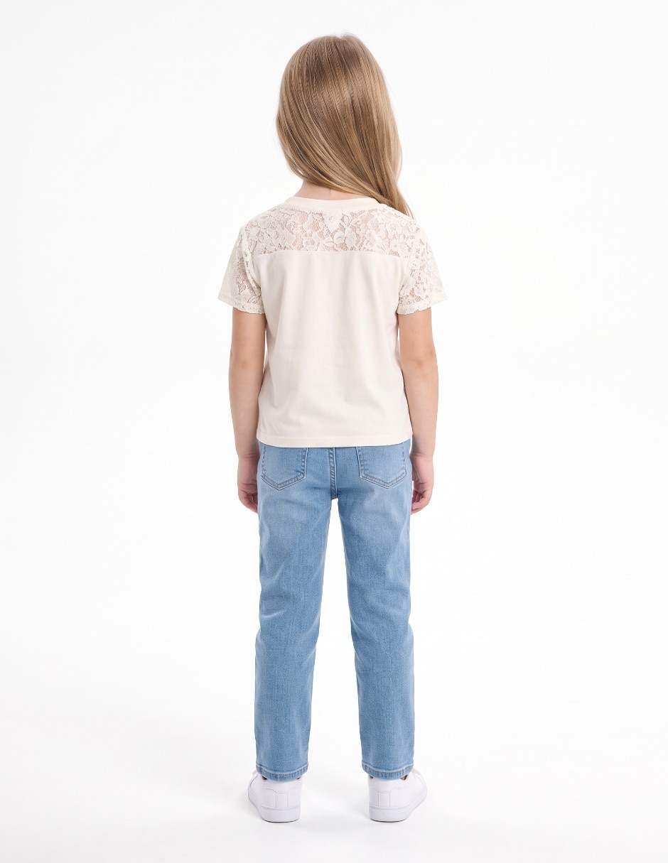 Playera manga corta para niña 2