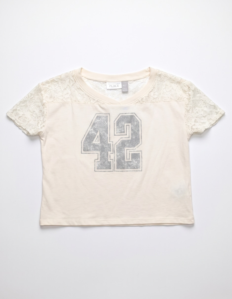 Playera manga corta para niña 3