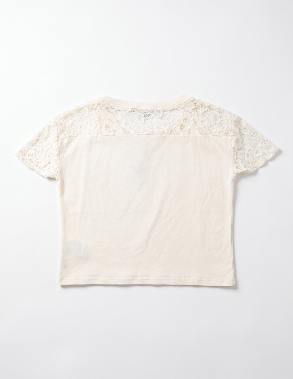Playera manga corta para niña 4